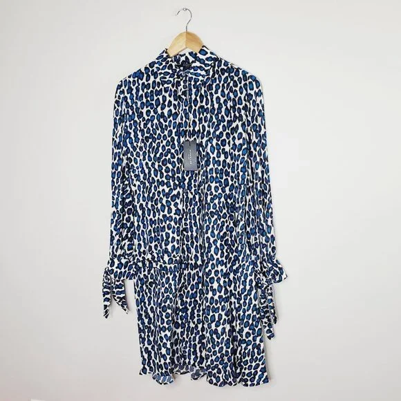 NWT Derek Lam Italian Silk Designer Dress - Picture 2 of 14